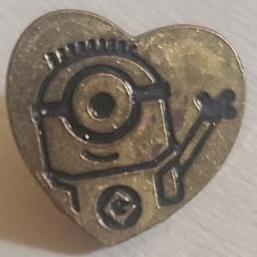 The Variety Club Minions Movie Vintage 2014 Heart Lapel Pin